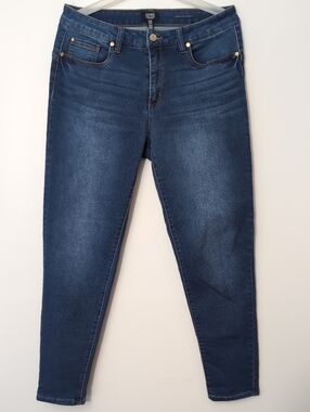 Jones New York "Madison Skinny" Stretch Denim Jeans Sz. 10 x 27"  -  Xclnt!